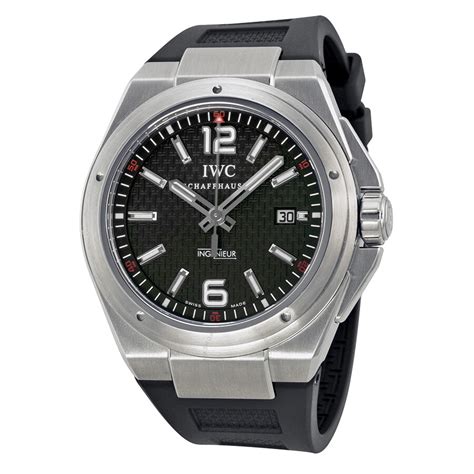 iwc 3236|IWC Ingenieur Mission Earth Black Dial Automatic Men's Watch .